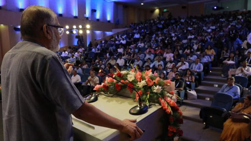 Speaker at charcha by the nudge institute