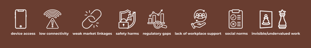Key barriers which women face in work