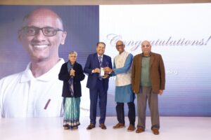 Sriram from the/Nudge institute wins the BW social impact award